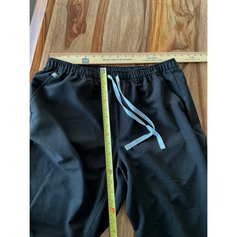 FIGS Mens Tansen Jogger Scrub Pants Large Black Technical Collection Flaw
